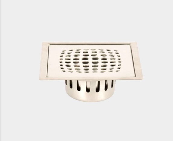 PR-123 Double Bowl Cockroach Trap Stainless Steel Floor Drain Pest Control Kitchen Bathroom Hotel Restaurant Industrial Anti-Rust Waterproof Easy Install Durable Dual Chamber Sewer Block Odor Proof High Capacity Flip Design Robust